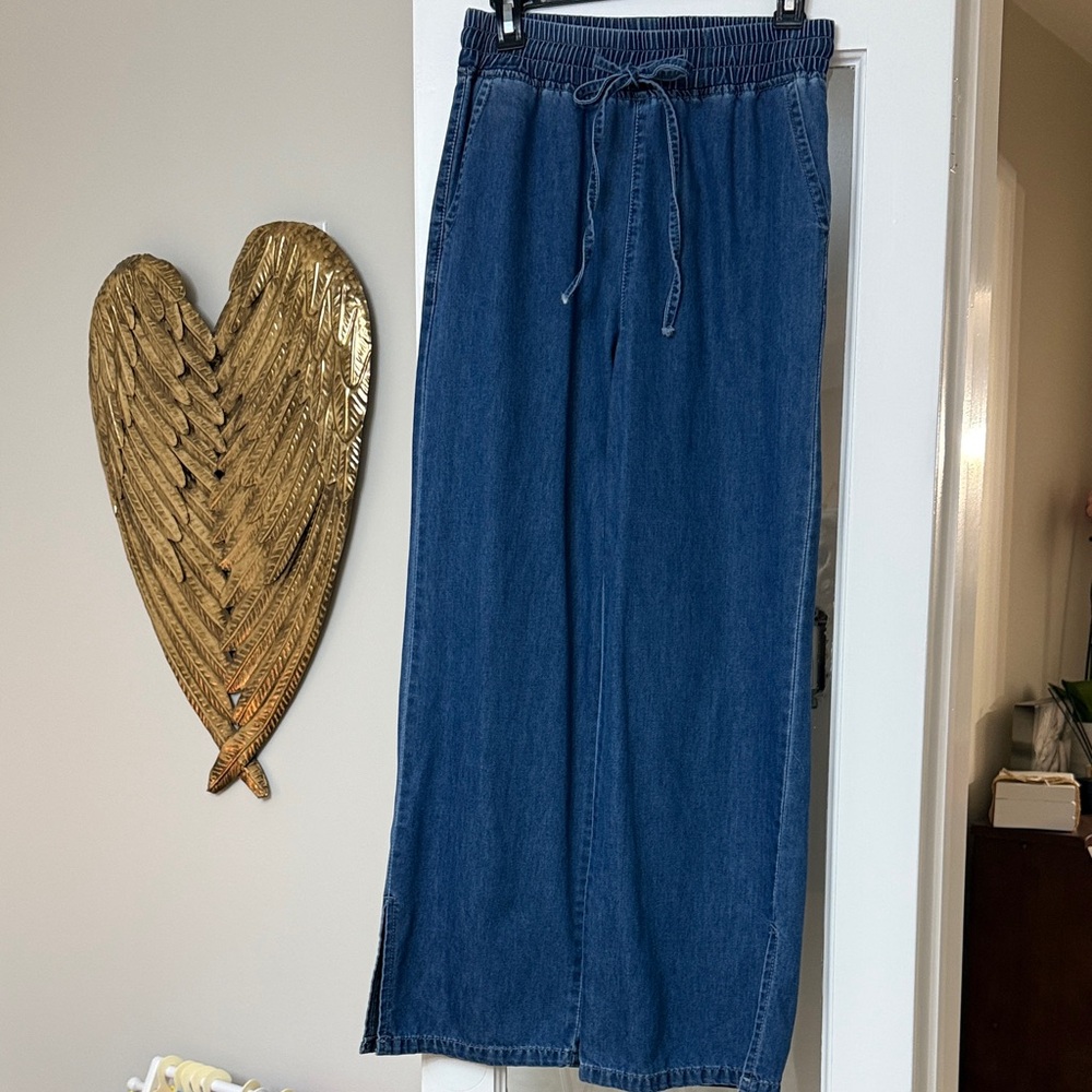 Women's Blue Boot Cut Pants